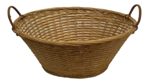 Vintage Hand Woven Fruit Flower Wicker Basket