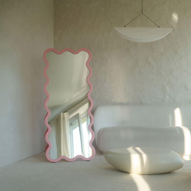Red Hvyli 16 Free Standing Full-Length Dressing Mirror by Oitoproducts For Sale - Image 11 of 17