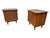 Mid-Century Modern Mid-Century Modern Kent Coffey "The Greenbrier" Walnut Nightstands - Set of 2 For Sale - Image 3 of 9
