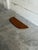 Vintage Danish Teak Wall Shelf With Brass Brackets Mid Century Floating Shelf For Sale In Los Angeles - Image 6 of 7