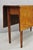 Antique American Federal Tiger Maple Narrow Drop Leaf Breakfast Dining Table For Sale - Image 13 of 18