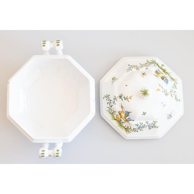 Vintage French Faience Lallier À Moustiers Lidded Tureen For Sale In Houston - Image 6 of 11