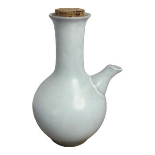 1960s Gordon Martz Marshall Studios Mid-Century Ceramic Carafe With Cork Stopper For Sale
