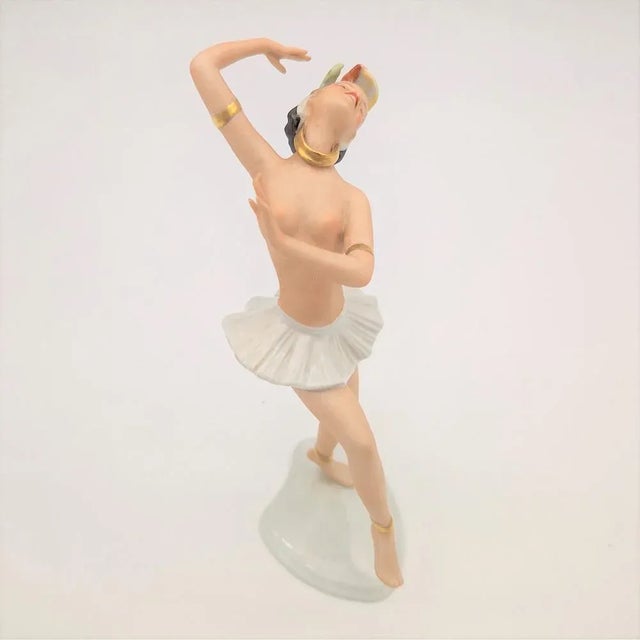 Porcelain Figure Dancer of Wallendorf Germany, 1950s For Sale - Image 9 of 9