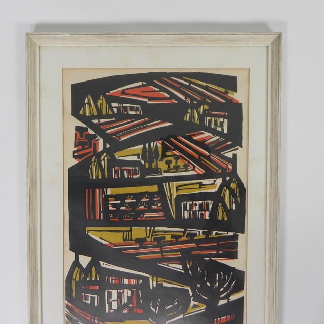 Litho Akke Sins, Plowing Farmers, 1963, Lithograph, Framed For Sale - Image 8 of 14