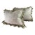 Vintage Handcrafted Tasseled Italian Fortuny Pillows/a Pair For Sale