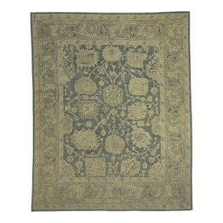 Turkish Oushak Rug 9'9" x 12'1" #18687 For Sale
