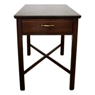 Mid-Century Modern Style Madison Square End Table For Sale