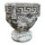 A Pair of Carden Planters With Vintage Greek Key and Grapevine Motif on Pedestal Foot For Sale