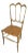 Gilded Wood Chiavari Chair With Woven Seat For Sale