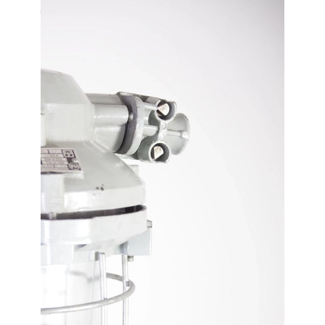 Metal Vintage Industrial Ceiling Lamp For Sale - Image 7 of 9