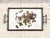 Vintage Tray with Botanical Tile from Villeroy & Boch, 1950s For Sale - Image 12 of 12