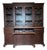 Antique Mahogany Display Cabinet with Secretaire Function For Sale