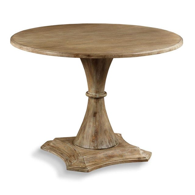 Transitional Woodbridge Furniture Vintage Breakfast Table For Sale - Image 3 of 5