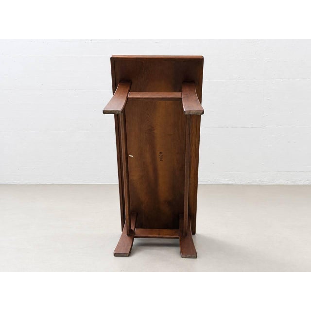 Vintage Scandinavian Coffee Table in Dark Wood, 1970s For Sale - Image 14 of 16