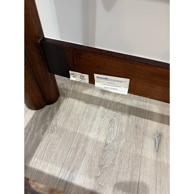 Wood Thomasville Neo- Classical King Size Poster Bed For Sale - Image 7 of 12