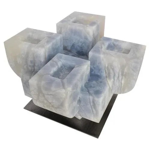 Stone Corolla Sculpture by Borja Barrajón For Sale - Image 7 of 7