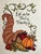 1960s Vintage Thanksgiving Harvest Cornucopia Needlepoint Folk Art Print Piece This piece is a framed cross-stitch...