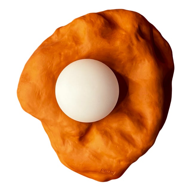 Wall Sconce in Terracotta by Anna Demidova For Sale