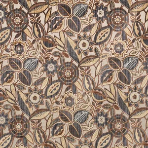 Sample - Schumacher Garland Velvet Fabric in Neutral