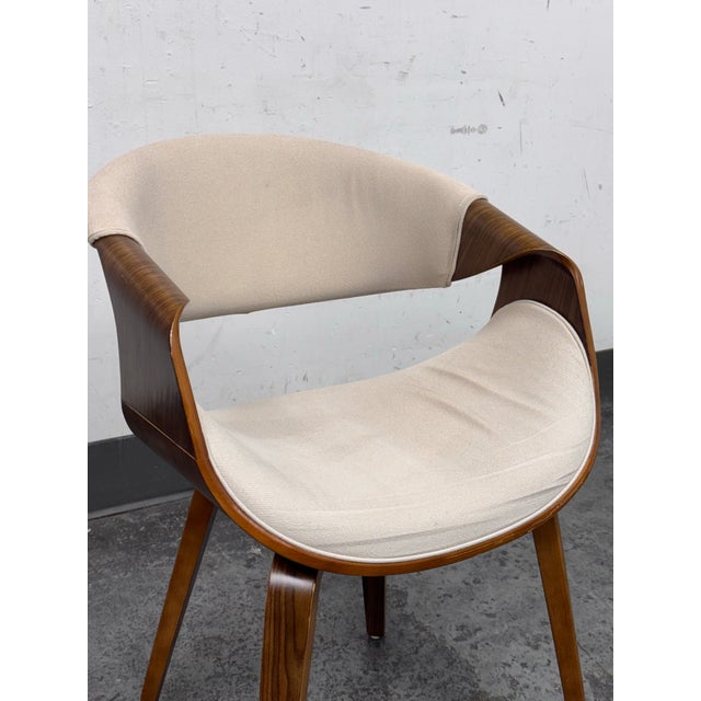 Wood LumiSource Curvo Accent Chair For Sale - Image 7 of 12