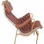 Bruno Mathson Pernilla chair upholstered in cognac leather and with a frame of lacquered beech. The chair is from the...