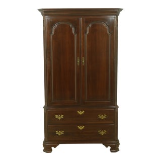 Ethan Allen Georgian Court Cherry Bedroom Armoire For Sale
