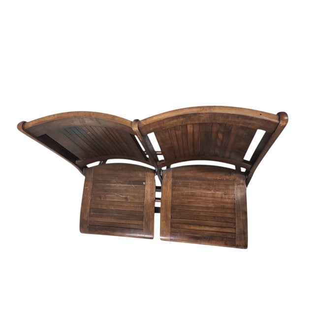 Heywood-Wakefield 1920s Heywood Wakefield Attributed Bleacher Style Seating For Sale - Image 4 of 8