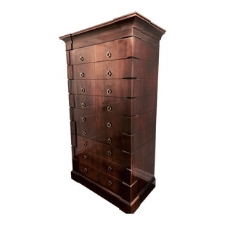 Georgian Style Mahogany Armoire For Sale