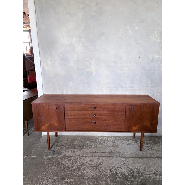 Brown Mid-Century Teak Sideboard from Avalon Furniture, 1960s For Sale - Image 8 of 9