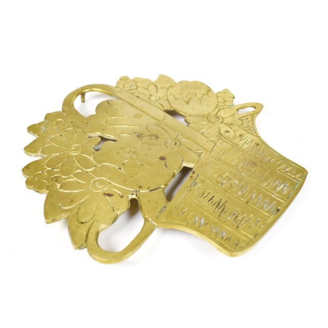 Made by Omnibus Made of solid Brass Made in Taiwan In great vintage condition Dimensions (approximately): 7" L x 6.5" W x...