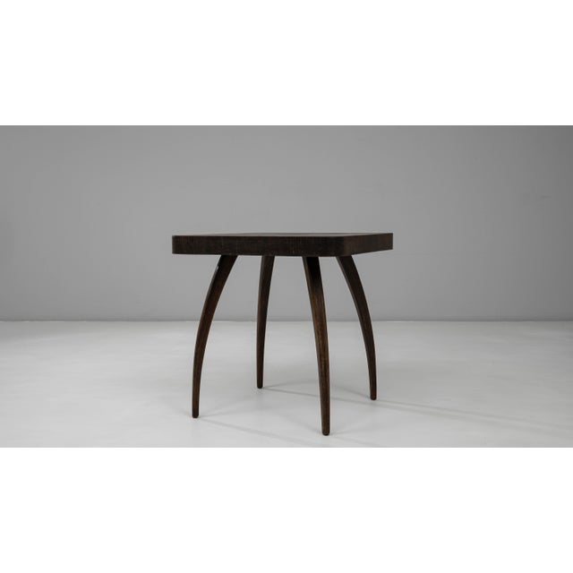 1960s Czech Black Patinated Spider Table By J. Halabala For Sale In Greensboro - Image 6 of 18