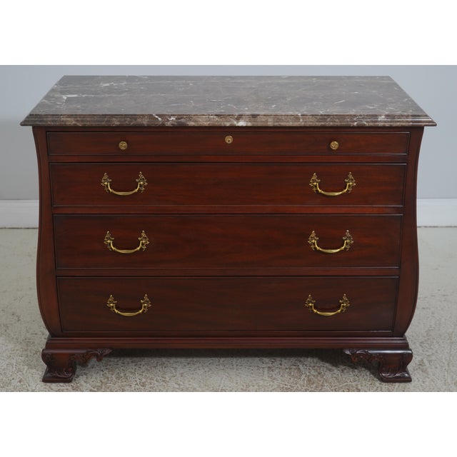 Age: C.1996 Details: Finish no.29 Bombe Curved Sides Carved Bracket Feet High Quality Construction 18 C. Design...