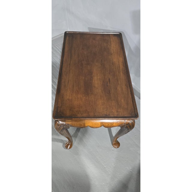 Tray Topped Walnut Coffee Table, 1920s For Sale - Image 6 of 10