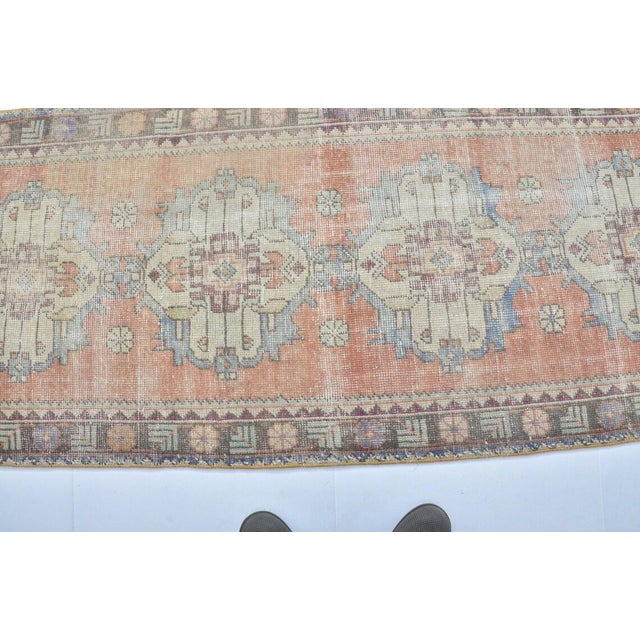 1950s Kitchen Decor Vintage Hallway Runner For Sale - Image 5 of 10