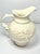 Vintage Farmhouse Ceramic Speckled Cream Beige Wash Basin Bowl & Pitcher For Sale - Image 9 of 12