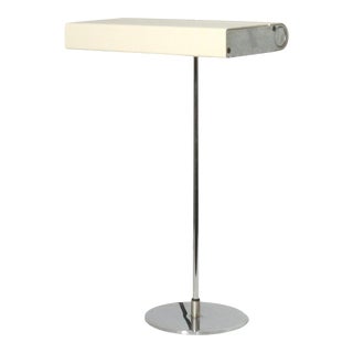 1960s Industrial Chrome Tube Table Lamp For Sale