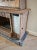 Bronze Mid-Century Modern Brutalist Style Fireplace Form Bar Cabinet For Sale - Image 8 of 12