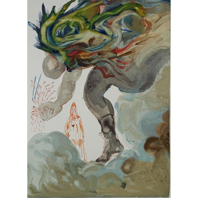 Salvador Dalí (1904-1989) Inferno 31: The Giants Color wood engraving Unsigned On BFK Rives wove paper, 26 x 33 cm...