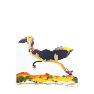 Benny Andrews, Moving On, Lithograph