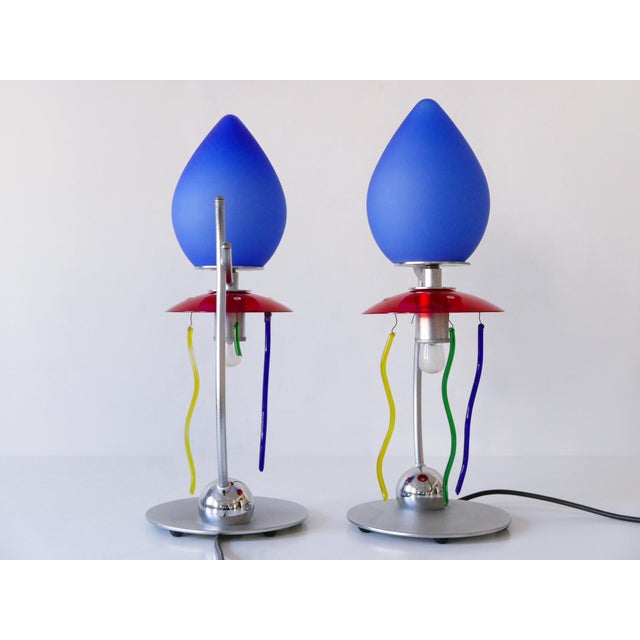 Table Lamps Giocasta Notte by Andrea Anastasio for Artemide, 1990s, Set of 2 For Sale - Image 16 of 18
