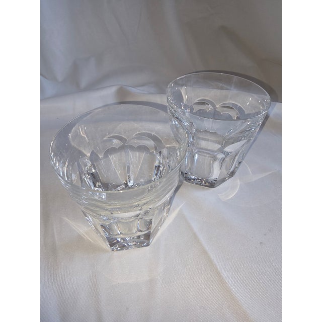 1960s Pair of Baccarat Harcourt Glasses For Sale - Image 4 of 13