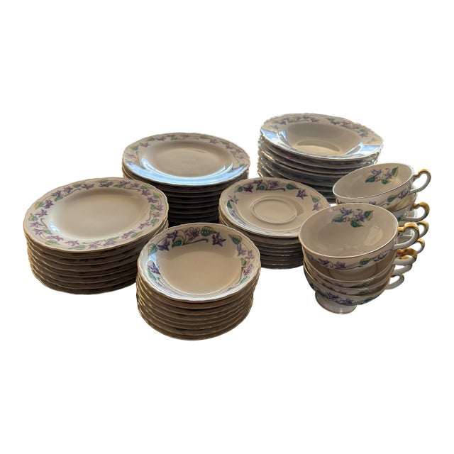 Mid 20th Century Mid-Century Modern Theodore Haviland New York Glenbrook 8-Person Set 48 Pieces For Sale