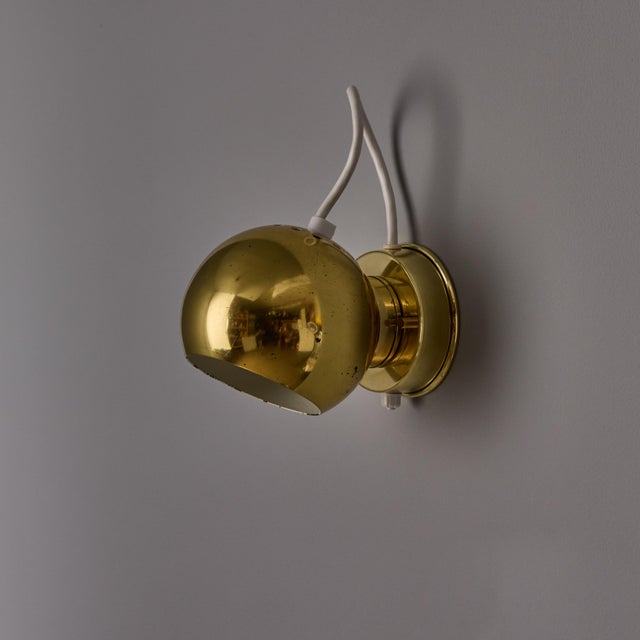 1970s Goffredo Reggiani 'Eyeball' Adjustable Perforated Metal Wall Lamps - a pair For Sale In Los Angeles - Image 6 of 18