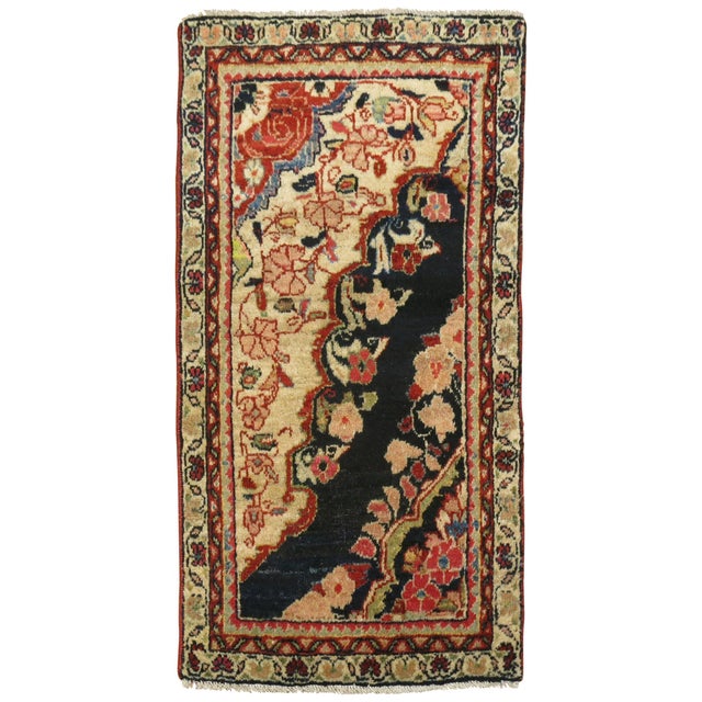 Exquisite early 20th century rare Persian Mahal Sampler rug.