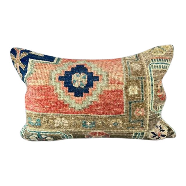 16 x 24 Rug Pillow Turkish Essence Turkish Pillow Cushion Cover For Sale