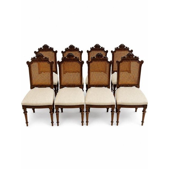 Henry II Chairs, 19th Century, Set of 10 For Sale - Image 6 of 6