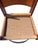 Vintage Mid Century Modern Teak Danish Dinging Chairs With Rattan Paper Cord Rope Seating Set of 4 For Sale - Image 9 of 9