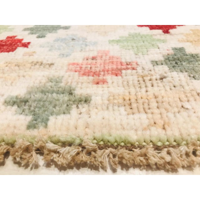 Textile Vintage Hand-Crafted Wool Baluchi Carpet, 1984 For Sale - Image 7 of 12