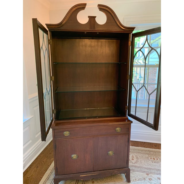 MidCentury Modern Mahogany Hutch Chairish
